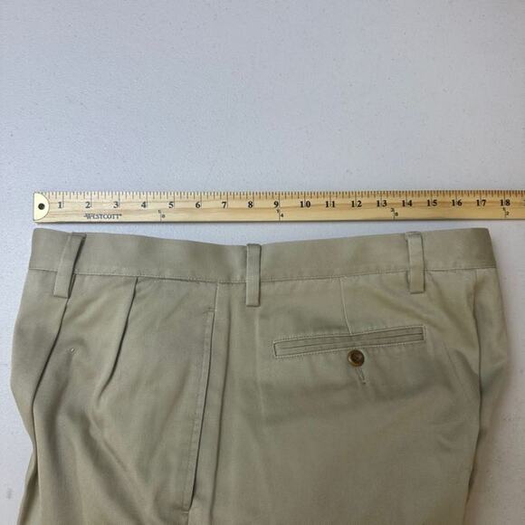Nautica Rigger Men's Tan Classic Fit Cotton Welt Pocket Straight Leg Pants‎ 36W - Picture 8 of 9